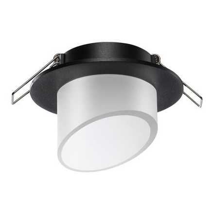 370896 SPOT NT22 581 черный Светильник встраиваемый IP20 GU10 9W 220V LIRIO