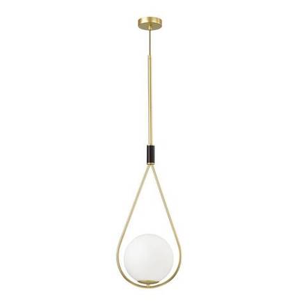 4810/1A PENDANT ODL21 493 золтой/черный/белый Подвес E14 1*40W FLARI