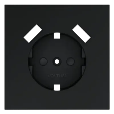 VLS000907 Накладка для розетки с заземлением и защитными шторками, с USB A+A, S70 (графит). (ТМ Maytoni)