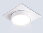Светильник встраиваемый TN6737 WH белый IP44 GX53 110*110*57