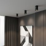 Светильник накладной светодиодный Kayo 12W 4000К чёрный 25049/LED