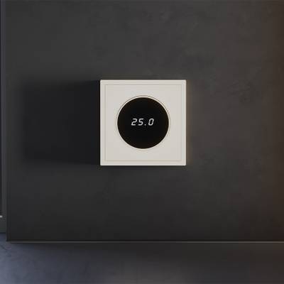 VLS070113 Терморегулятор электронный VOLTUM S70 с индикацией и датчиком, для теплого пола, (хлопок). (ТМ Maytoni)