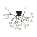 07521-27,19(21) Светильник Ветта черный (прозрачные плафоны) d70 h55 G4 27*2W (Led лампы в комплекте, 4000K)