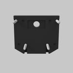 Торцевая заглушка для демпферного шинопровода Exility, черная, 1шт., TRA034D-EC-422B. TM Maytoni