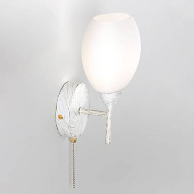 Citilux Флорида CL148310 Бра с выключателем Белое с патиной