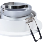 Точечный встраиваемый светильник Arte Lamp ALKES A2161PL-1WH, 1хGU10
