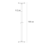 Магнитный трековый светильник Arte Lamp RAPID A6167PL-1WH, 1хLED