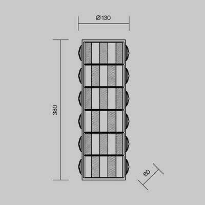 Настенный светильник (бра) Castello 3000К 17Вт, MOD336WL-L35G3K. TM Maytoni