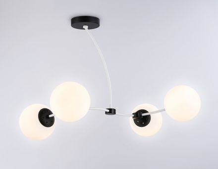 Подвесной светильник TR2542/4 WH/BK белый/черный E27/4 max 60W 700*450*450