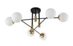 Светильник потолочный Crystal Lux FIDEL PL6 BLACK 0630/105