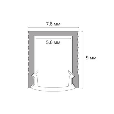 Профиль для ленты Arte Lamp SURFACE A070905S