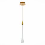 SL6103.203.01 Подвес ST-Luce Золотистый/Прозрачный LED 1*3W 4000K