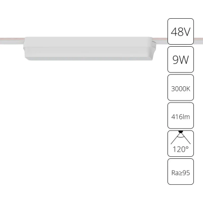 Магнитный трековый светильник Arte Lamp RAPID A1153PL-1WH, 1хLED
