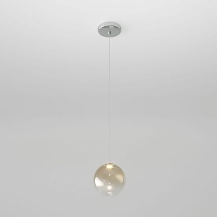 Подвесной светодиодный светильник со стеклянным плафоном 50232/1 LED янтарный