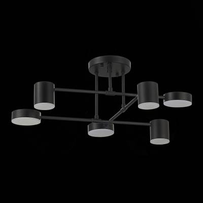 SLE201042-06 Люстра потолочная Черный/Черный LED 6*7W 4000K