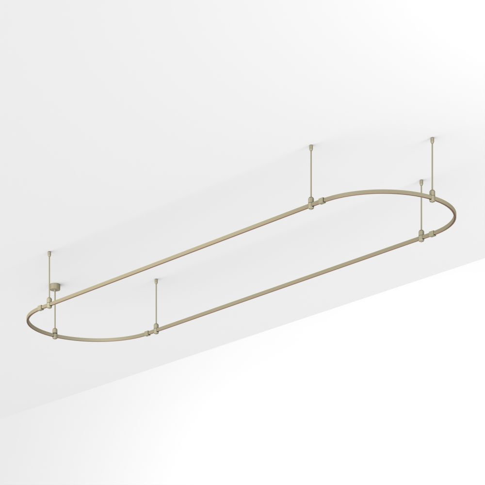 Основание ART-APRIORI-OVAL-ROD-400-4000x1000 (OG) (Arlight, IP20 Металл, 3 года)