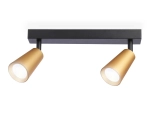 Светильник накладной TA13146/2 BK/GD черный/золото GU10/2 max 12W 295*60*130