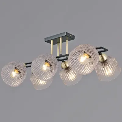 IL0794-6SQ-25BKAB ELITE светильник потолочный ILLUMICO, E14х6