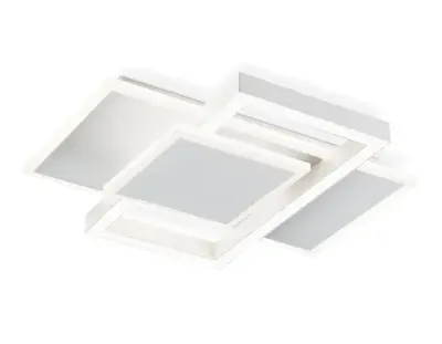 Светильник светодиодный потолочный FA1021/3 WH белый 50W 3000K-6400K 380*345*75 (ПДУ ИК)