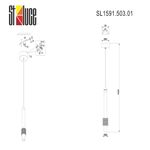 SL1591.503.01 Светильник подвесной ST-Luce Белый, Алюминиевый/Белый LED 1*6W 3000K