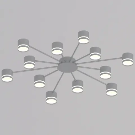 06730-0.3-12 GX53 GREY светильник потолочный Reluce, GX53х12