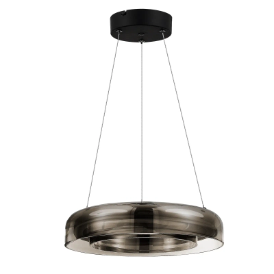 SL6019.323.01 Светильник подвесной ST-Luce Черный/Дымчатый, Белый LED 1*18W 3000K