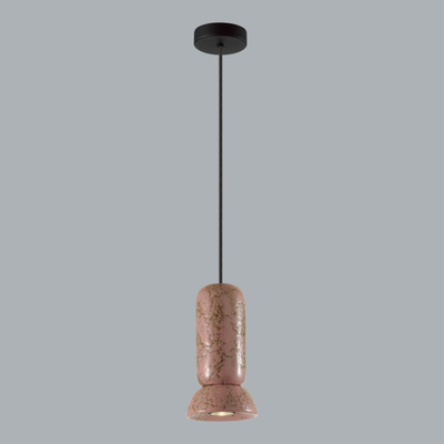 5054/1C PENDANT ODL24 379 черный/розовый/коричн./металл/керамика Подвес GU10 LED 4W KERAMA