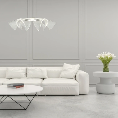 SL6235.103.20 Светильник подвесной ST-Luce Никель/Прозрачный LED 1*20W 4000K