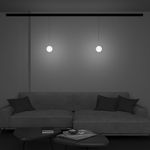 Трековый подвесной светильник Luna Exility 2700-4000K 5Вт 360° Dim Dali1, TR039-4-5WTW-DD-B. TM Maytoni