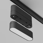 Адаптер к трековому светильнику Radity L115mm черный, TRA084FC-11SB. TM Maytoni