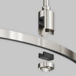 Шинопровод круглый из полукругов 1200мм Flarity платина, TRX154-2SR-D1200-PT. TM Maytoni