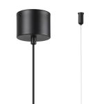 6561/2 SUSPENTIONI LN25 241 черный/прозрачный/металл/стекло Подвес G9 2*20W 220V TORONTO