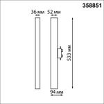 358851 PORT NT22 114 черный Светильник трековый однофазный трехжильный IP20 LED 4000K 30W 220V ITER