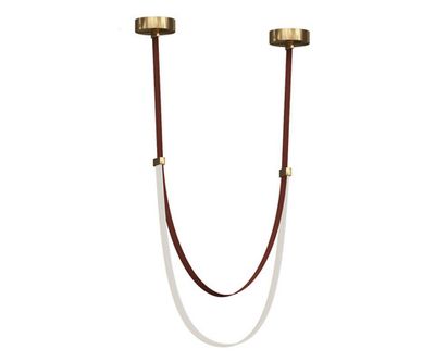 07689A-120,04 Подвес Лирд коричневый h120 (длина ремня 240см) Led 56W (4000K)