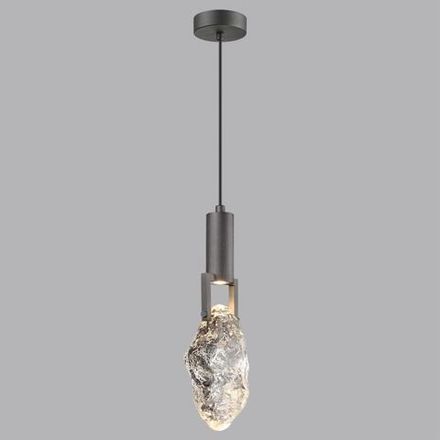 6695/5L MIDCENT ODL24 339 Подвесной светильник брашир. черный/металл/стекло IP20 LED 5W 200Лм 3000K LIA