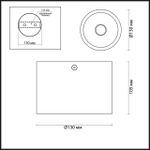 6668/1CL HIGHTECH ODL19 357 белый с золотым фольг-м Потолочной накладной светильник LED GU10 1*7W 220V GLASGOW (вместо 3877/1CL)