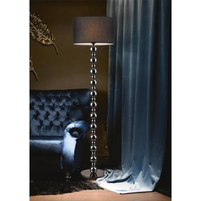 8079/1F NEOCLASSI LN25 369 хром/черный металл/текстиль Торшер E27 1*60W 220V NAVILA