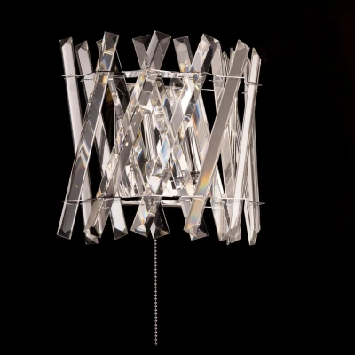 Citilux Ингвар CL334421 Бра хрустальное с выключателем Хром