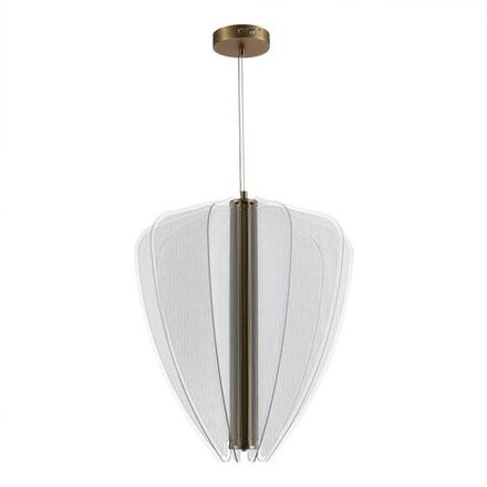 SL6509.213.01 Светильник подвесной ST-Luce Латунь/Прозрачный LED 1*75W 4000K