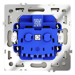 VLS040305 Розетка встраиваемая VOLTUM S70 с заземлением, защитными шторками и крышкой 16А, (сталь) (ТМ Maytoni)