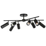 LR728374874 Люстра RULLO 8х50W GU10 ЧЕРНЫЙ (571728+214437-4+214487-4)