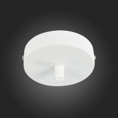 SL001.503.01 Потолочное крепление на одну лампу (круглое) ST-Luce Белый