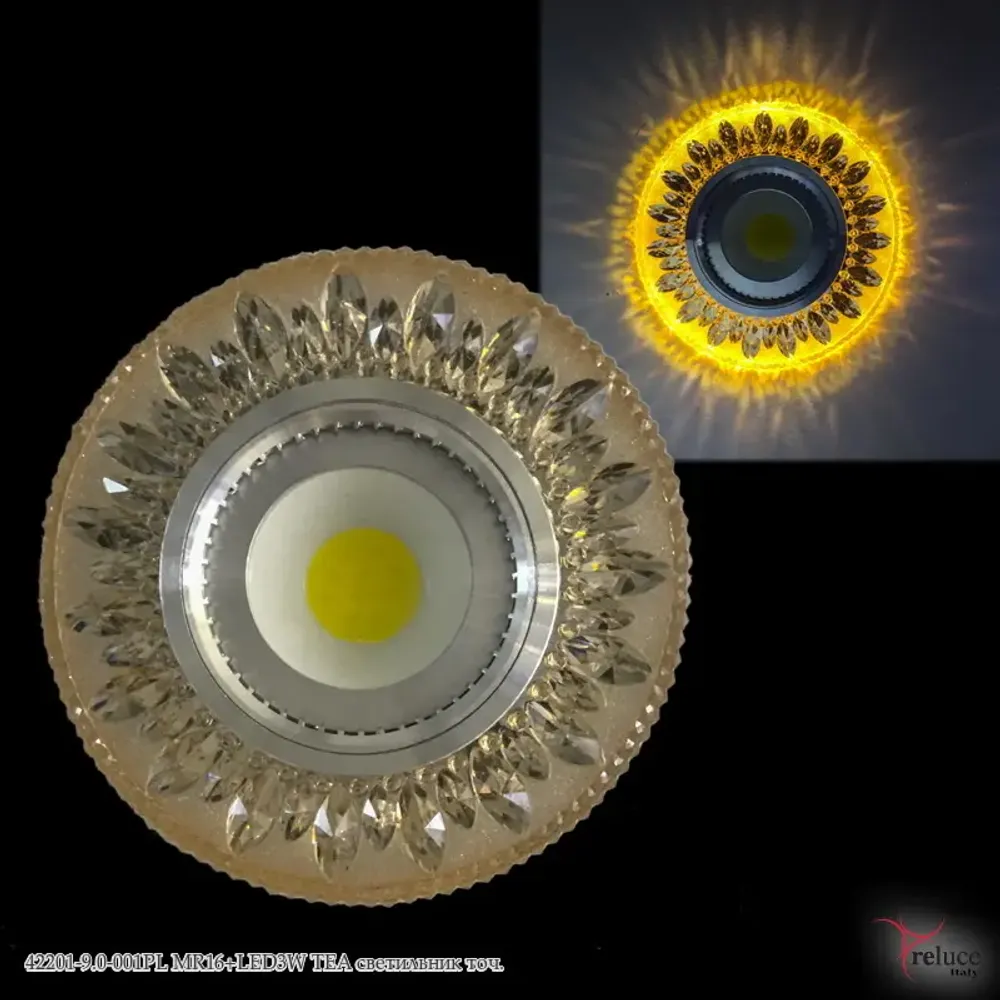 42201-9.0-001PL MR16+LED3W TEA светильник точечный Reluce, GU5.3х1