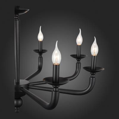 SL1114.403.08 Люстра подвесная ST-Luce Черный E14 8*40W