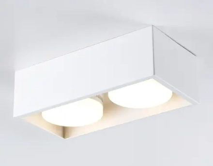 Светильник накладной TN70828/2 WH белый GX53/2 max 12W 200*100*60