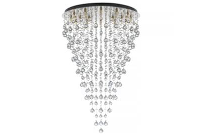 Подвесная хрустальная люстра Arti Lampadari Flusso H 1.4.80.615 N