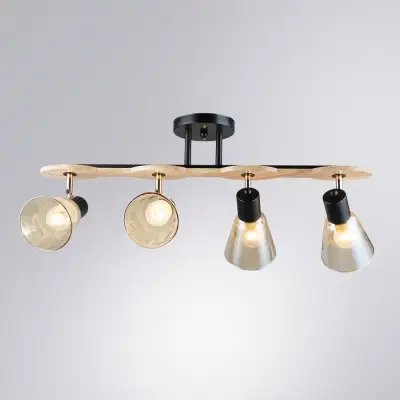 Спот Arte Lamp HARMONY A5112PL-4BK, 4хE27