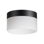 359446 OVER NT24 336 черный Светильник накладной светодиодный IP20 LED 18W 220-240V 4000K 1170Лм AURA