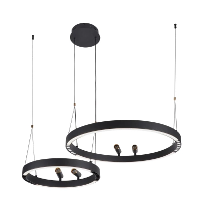 Подвесная люстра Slinga 4474-2P, LED*53W + LED*33W + 4*LED*3W, 2075LM, 3000-6500K. ТМ F-Promo