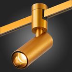 ST811.206.05 Магнитный трековый светильник FARM Золотистый LED 1*5W 3000K 350Lm Ra90 60 IP20 D35xH100 24V